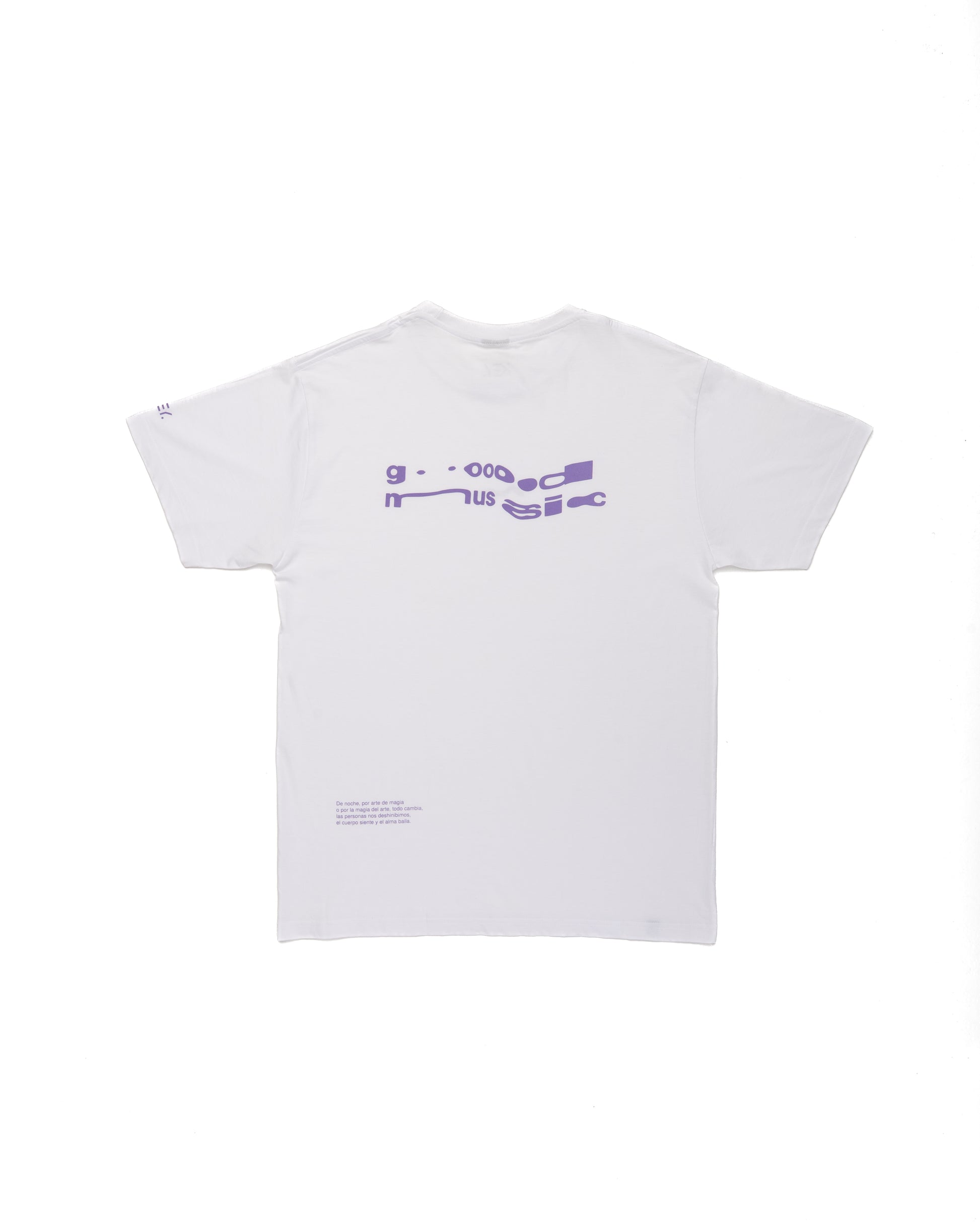 CAMISETA GOOD MUSIC BLANCO