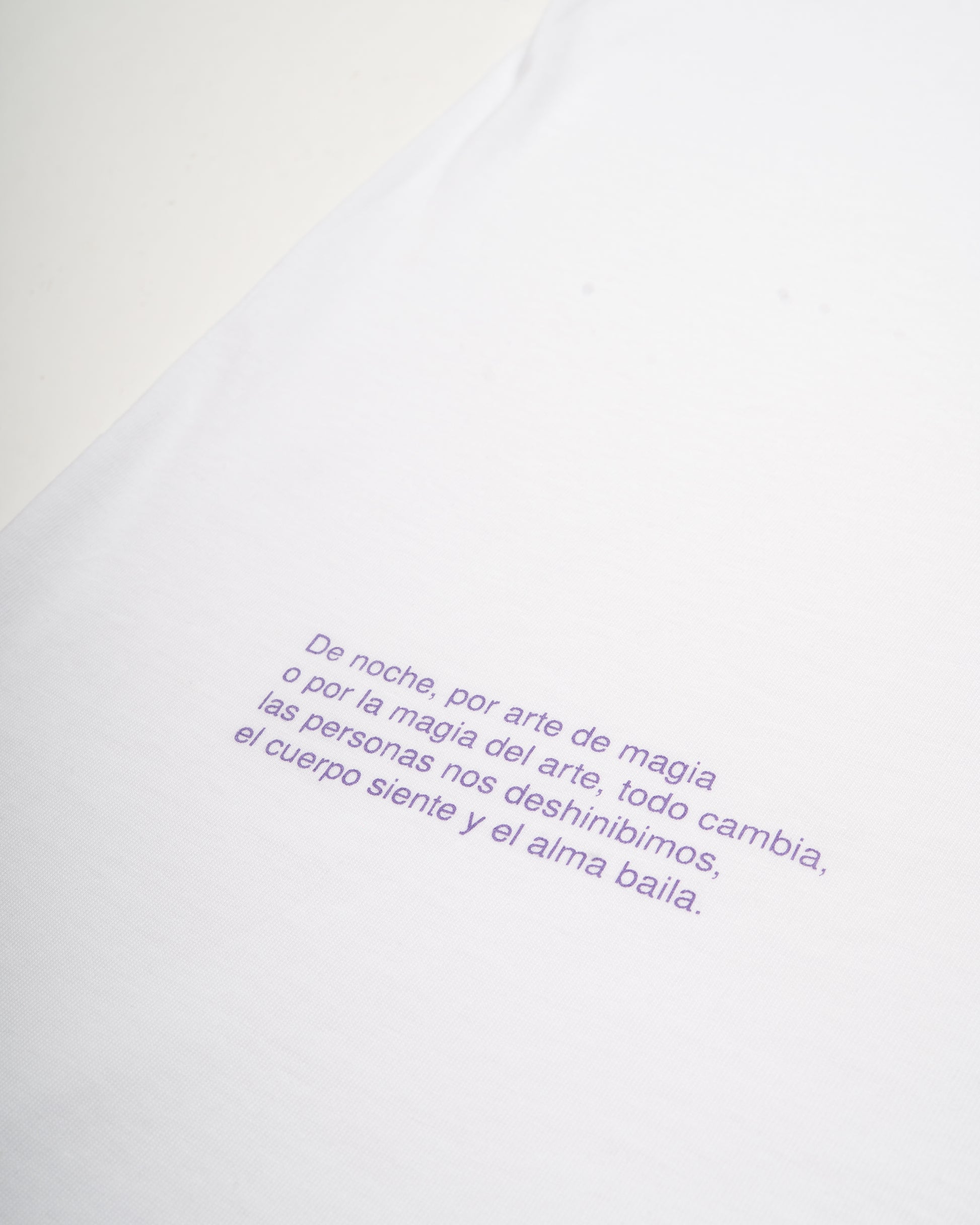 CAMISETA GOOD MUSIC BLANCO