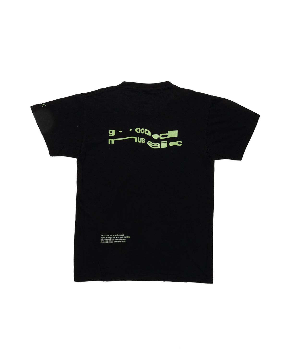 CAMISETA GOOD MUSIC VERDE