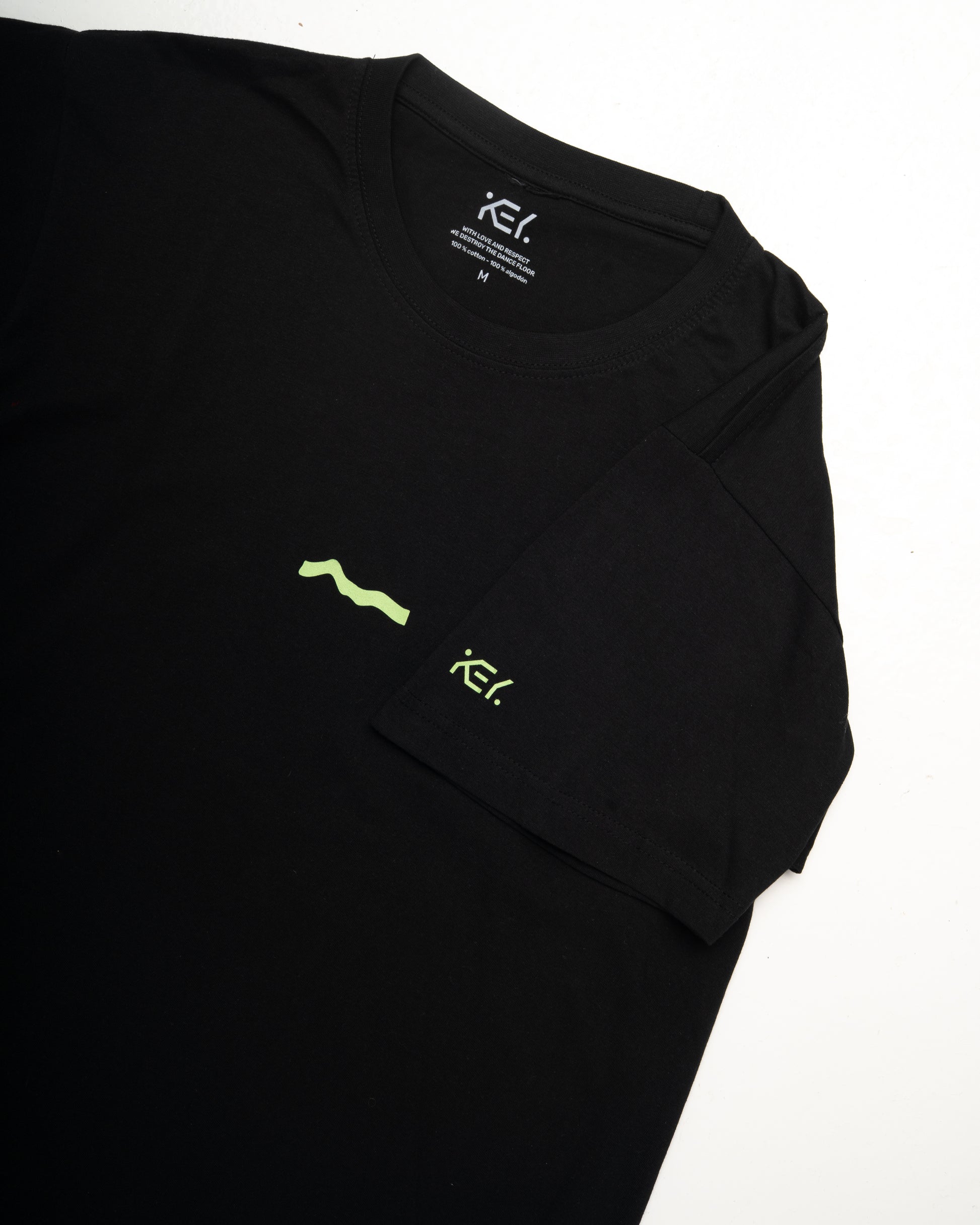 CAMISETA GOOD MUSIC VERDE