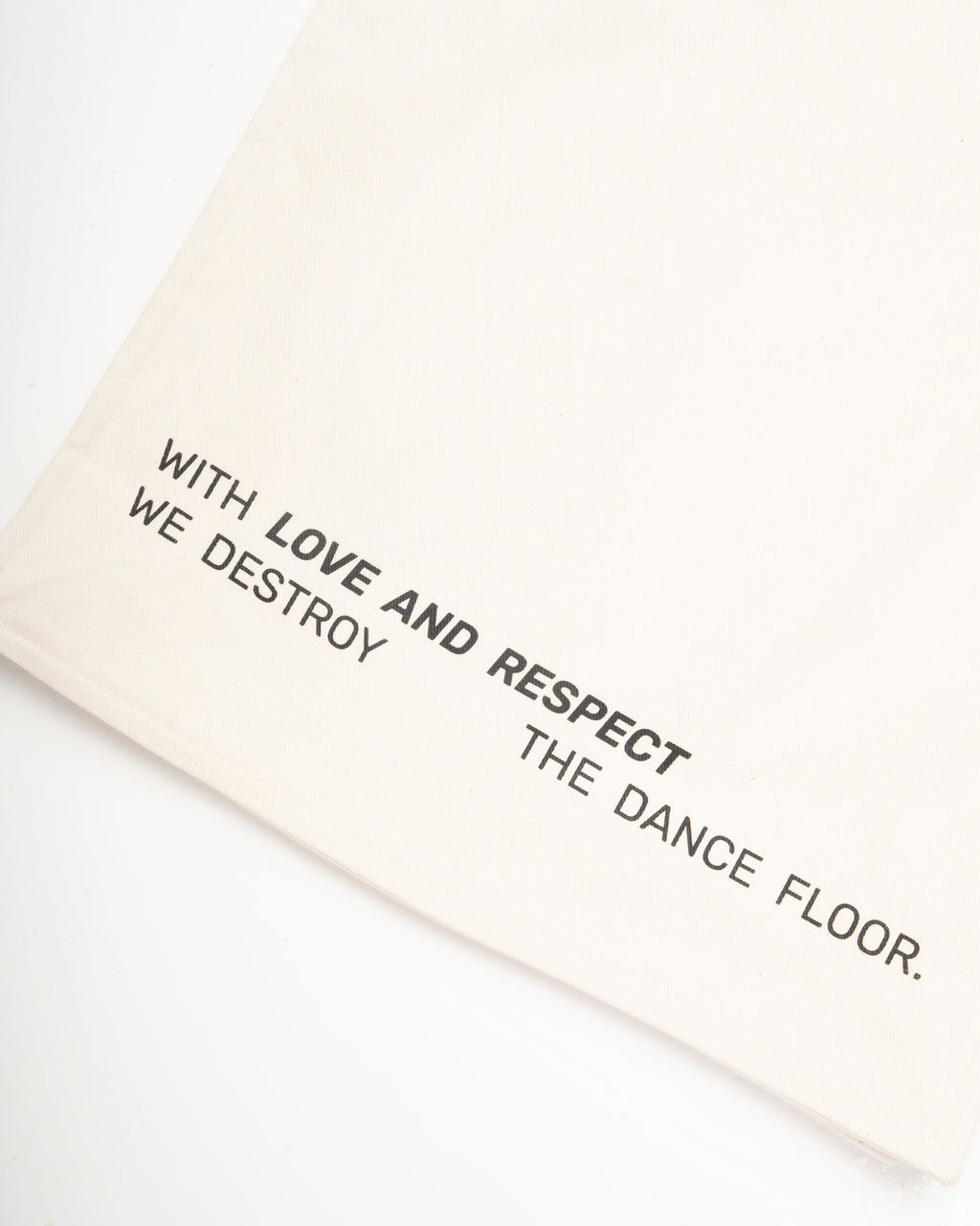 TOTE BAG LOVE & RESPECT BLANCO