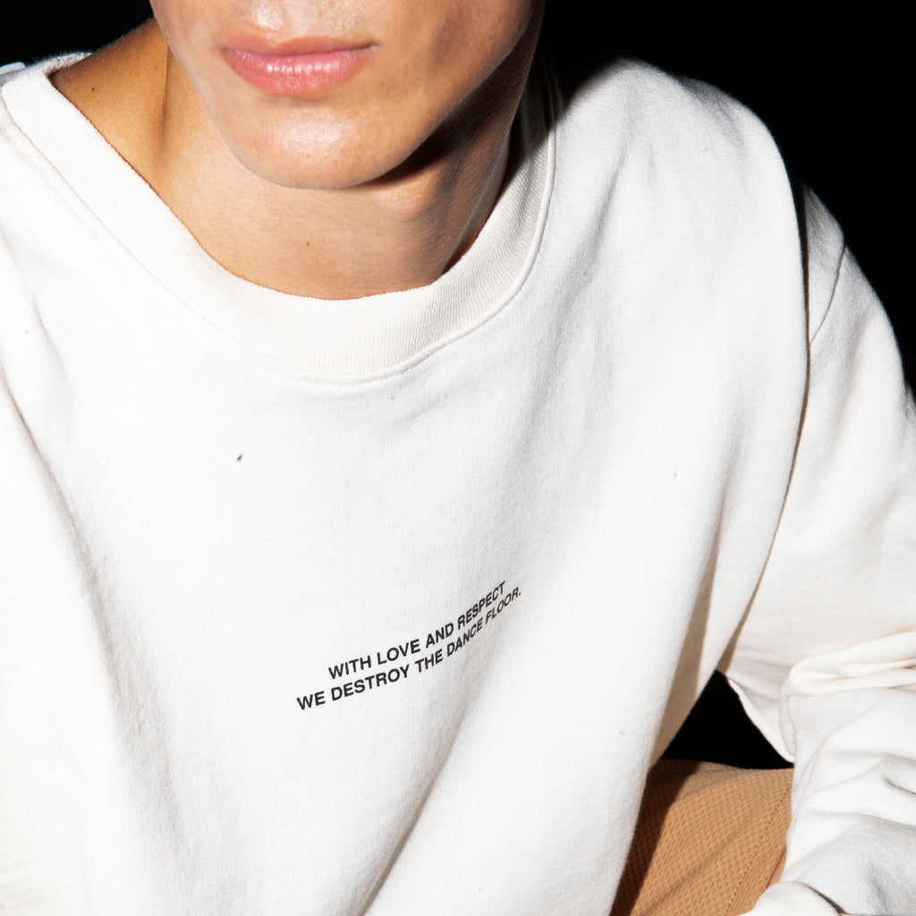 BUZO LOVE & RESPECT BLANCO