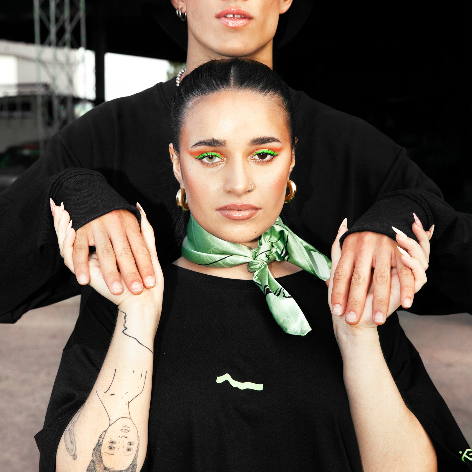 CAMISETA GOOD MUSIC VERDE